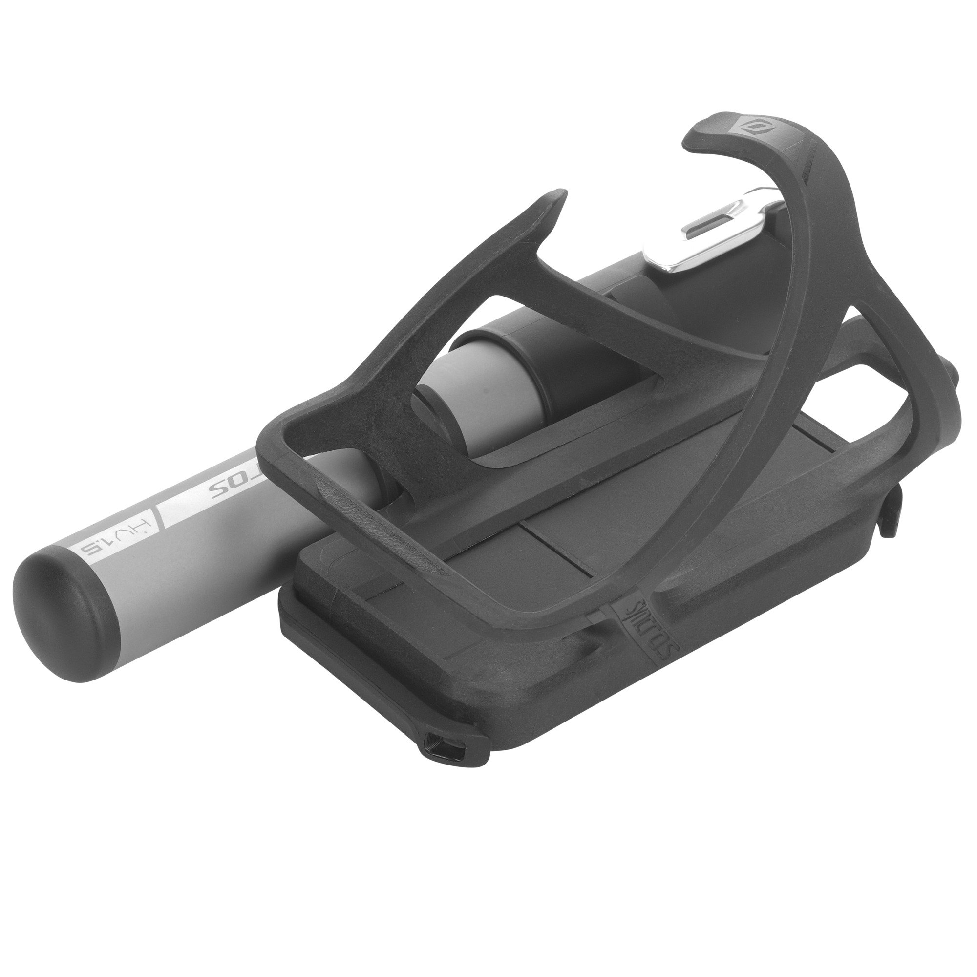 Syncros Pumpe med Flaskeholder (venstre) - Black Friday Tilbud