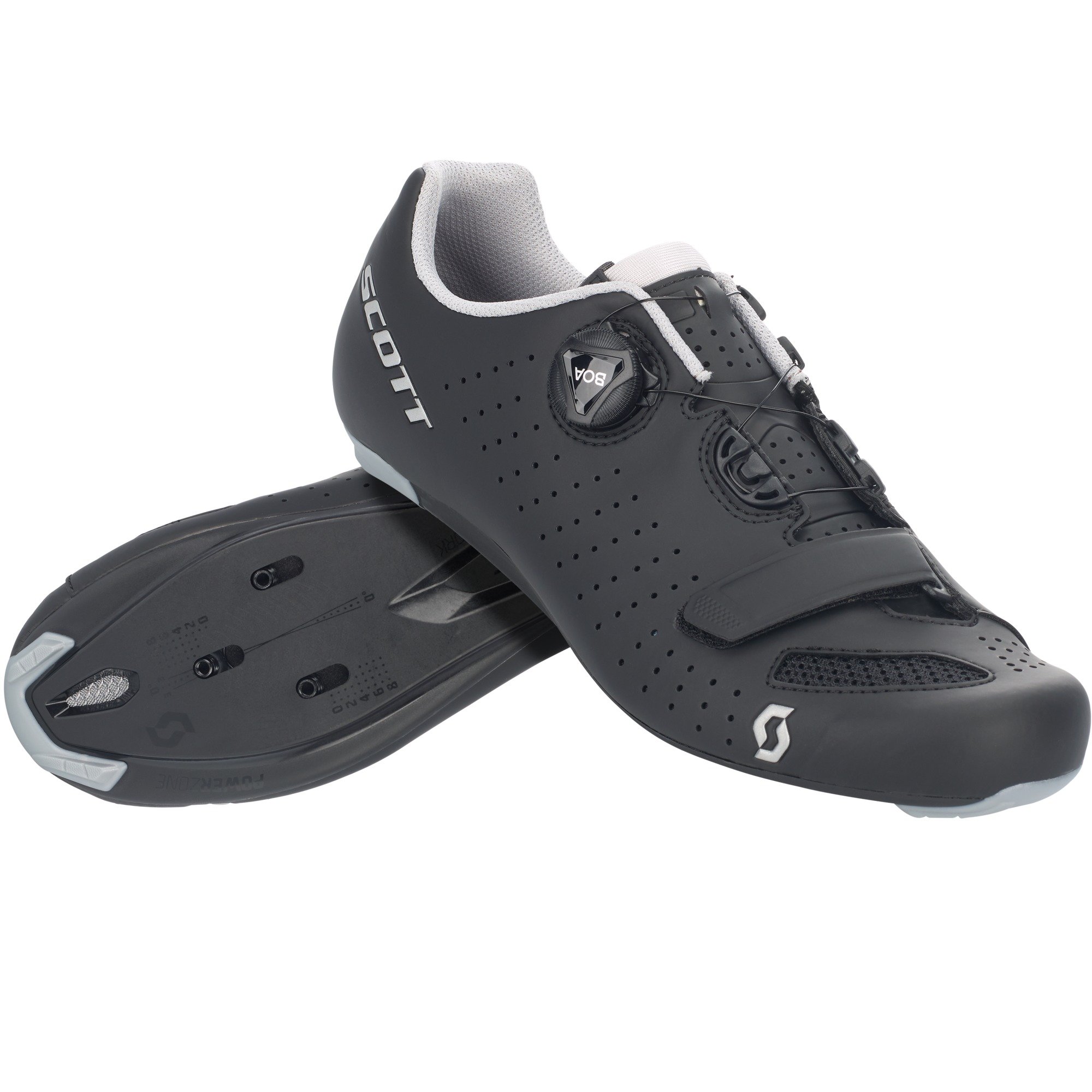 Scott Road Comp Boa Cykelsko - Black/Silver Tilbud