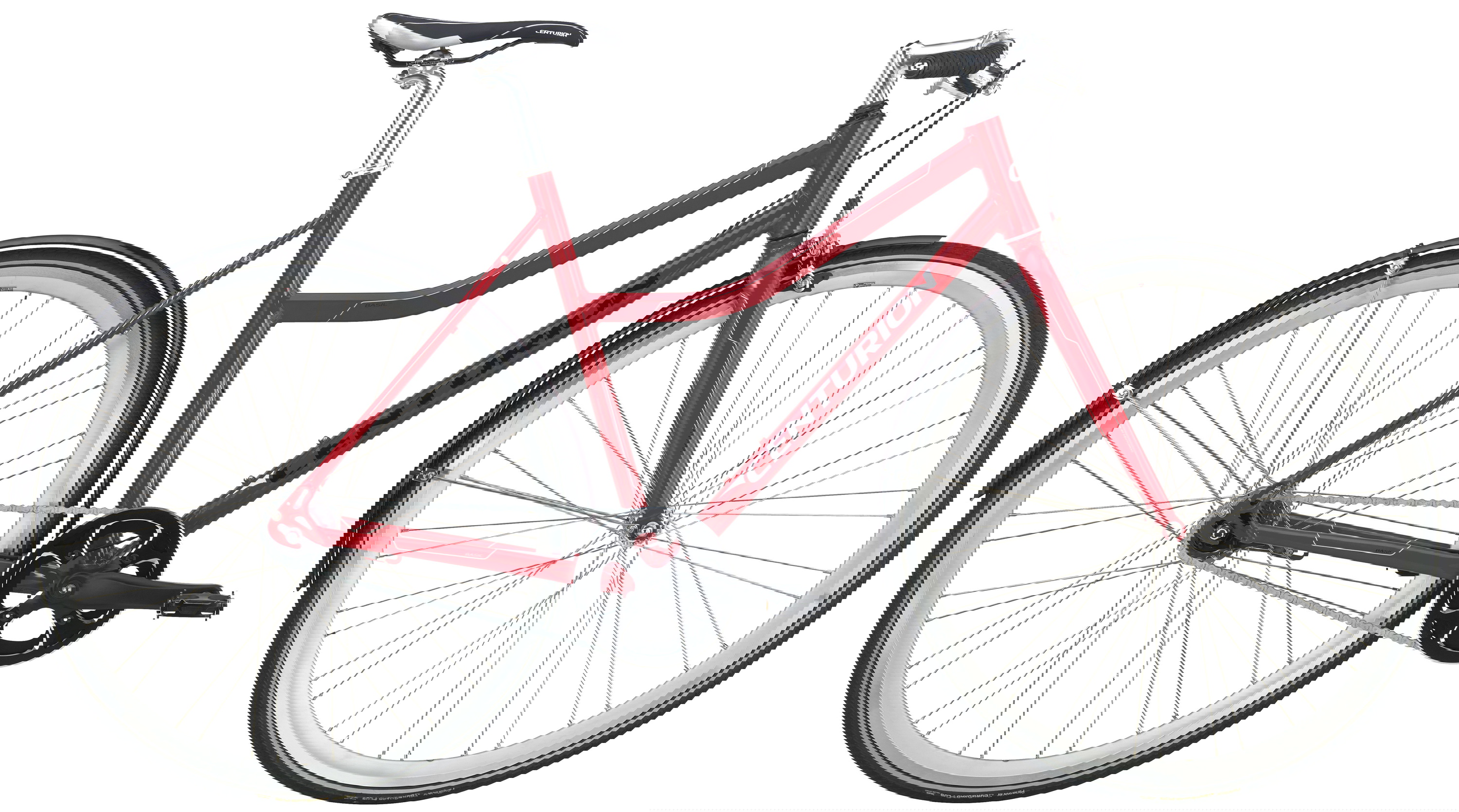 Centurion Basic Dame 7g Fod/Kaliberbremse - Rød Cykel