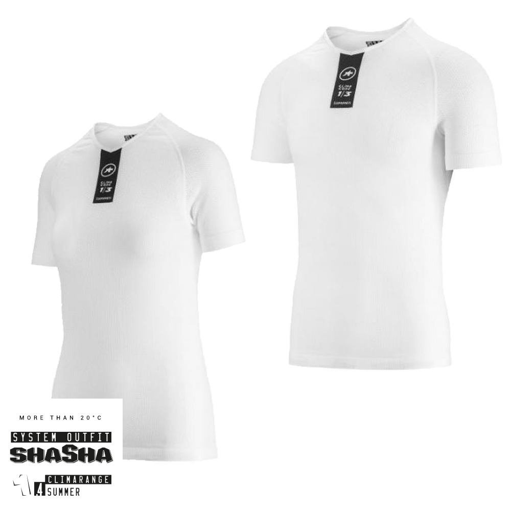 Assos Skinfoil Sommer Base Lag - Hvid på Black Friday