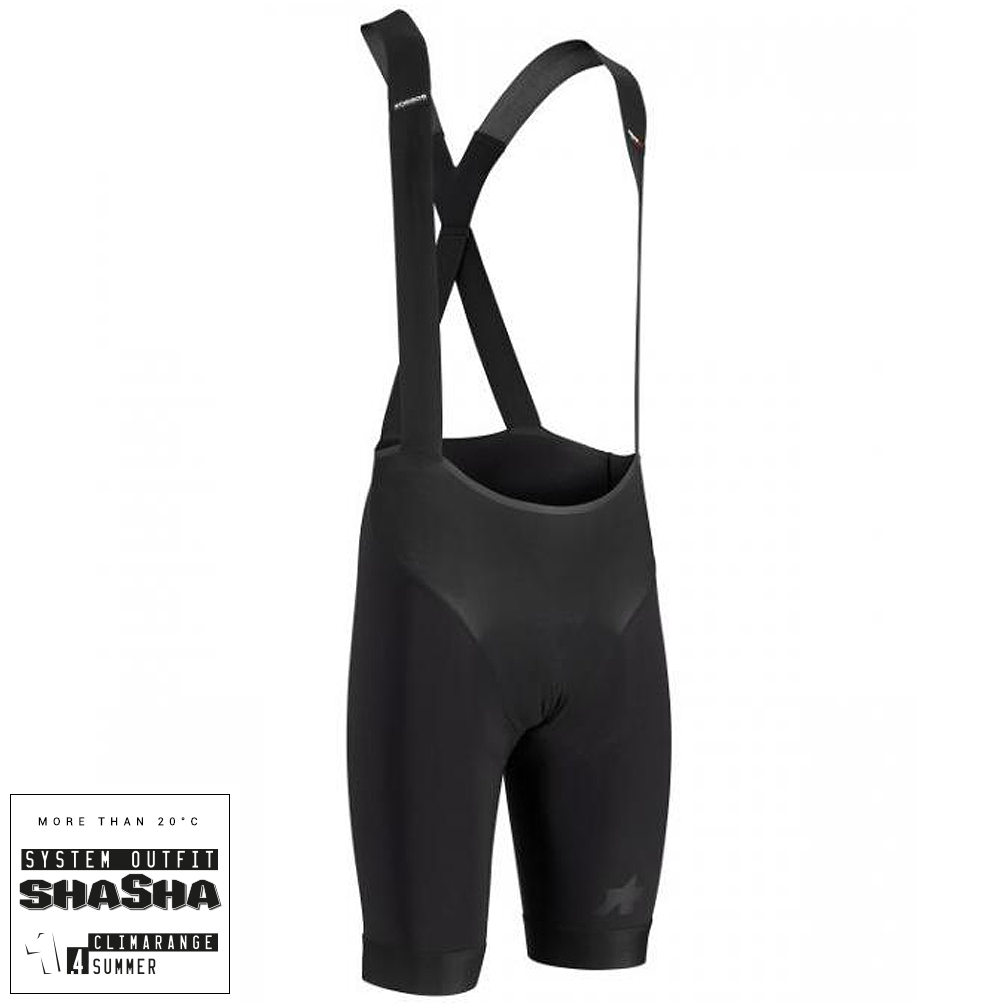 Assos Equipe RSR S9 Pro Bibshorts - Sort på tilbud!
