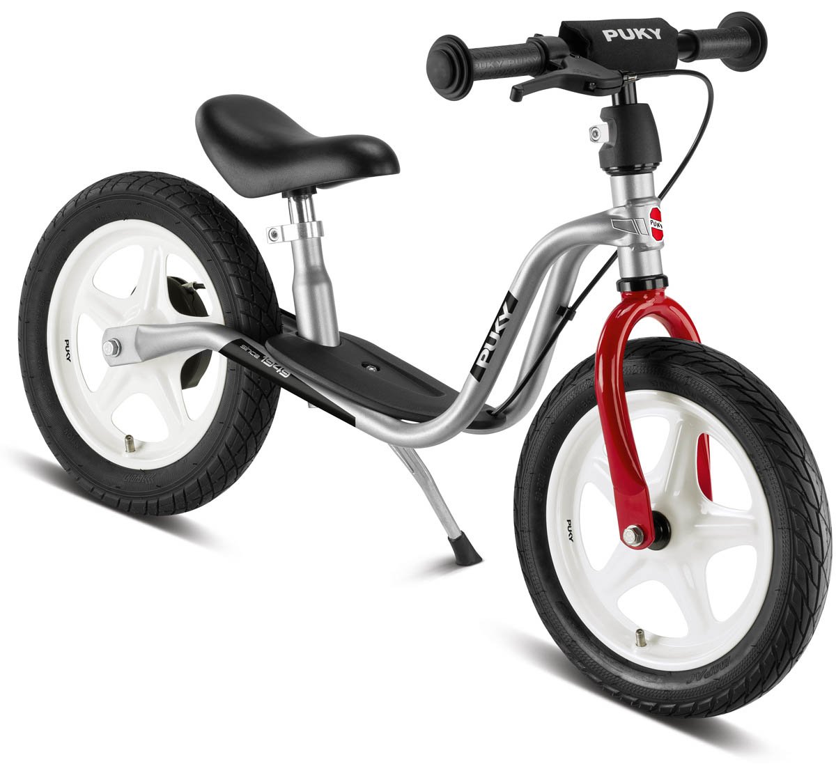 PUKY LR 1L BR Løbecykel med bremse, Sølv - Fantastisk tilbud!