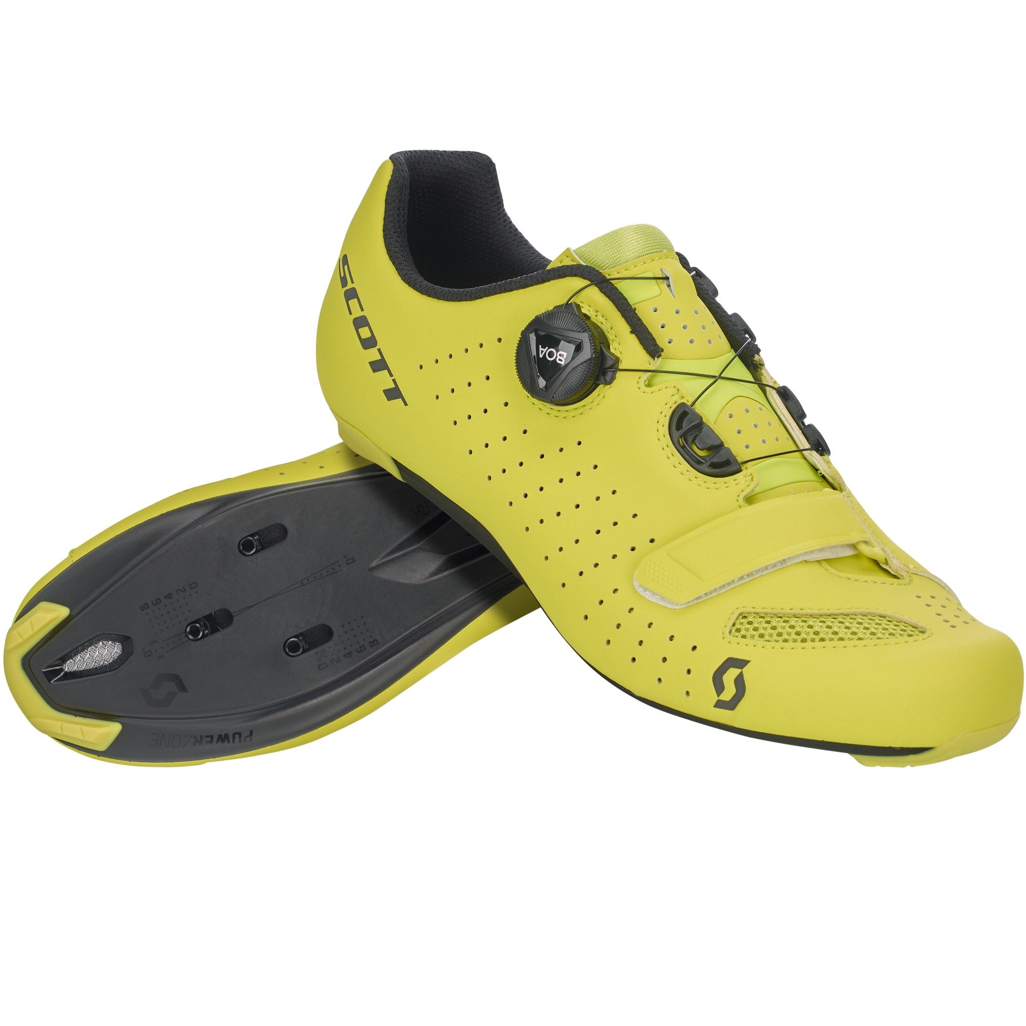 Scott Road Comp Boa Cykelsko - Gul/Sort Tilbud!