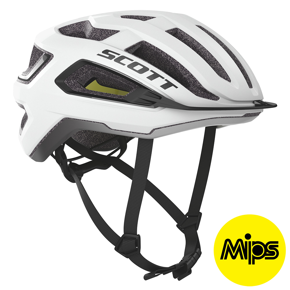 Scott ARX Plus (MIPS) Hjelm '20 - Hvid på tilbud!