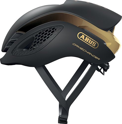 Abus GameChanger Cykelhjelm - Sort/Guld Tilbud!