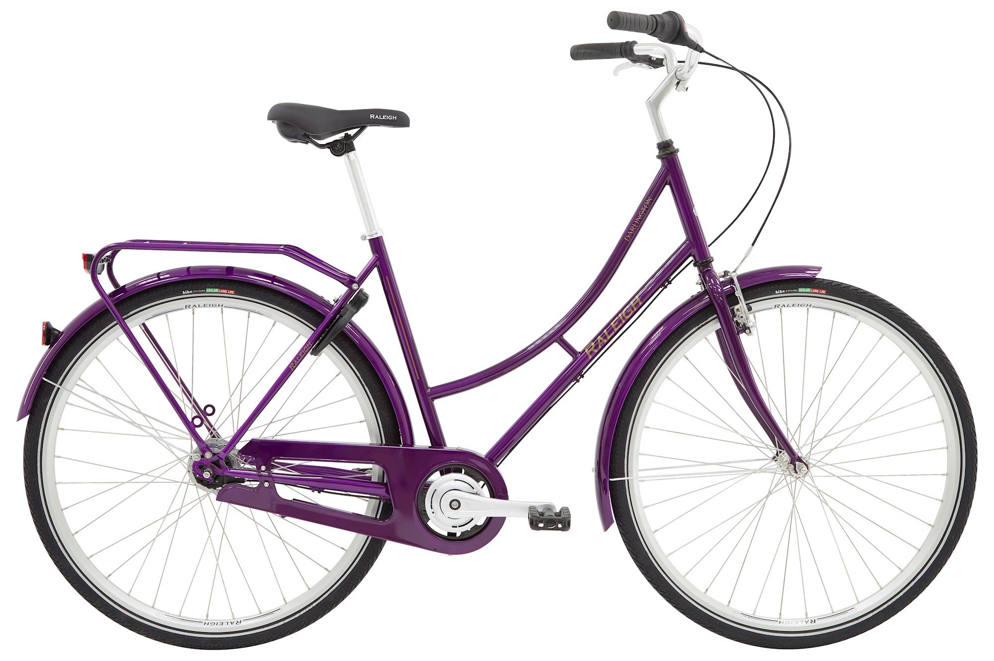 Raleigh Darlington Damecykel 7g Fodbremse - Lilla 2023