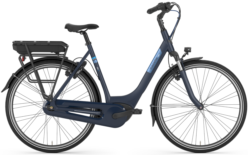 Gazelle Paris C7 HMB 400wh Elcykel Dame 2022 - Blå