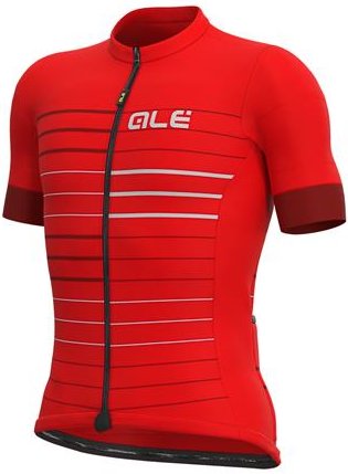 Alé Jersey Solid Ergo – Rød på Black Friday tilbud