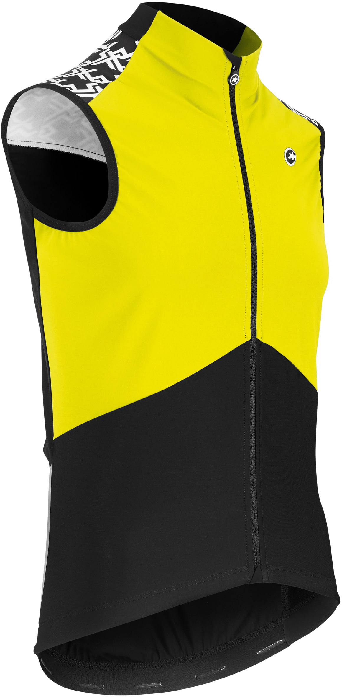 Assos Mille GT Airblock Cykelvest - Gul/Sort Black Friday tilbud