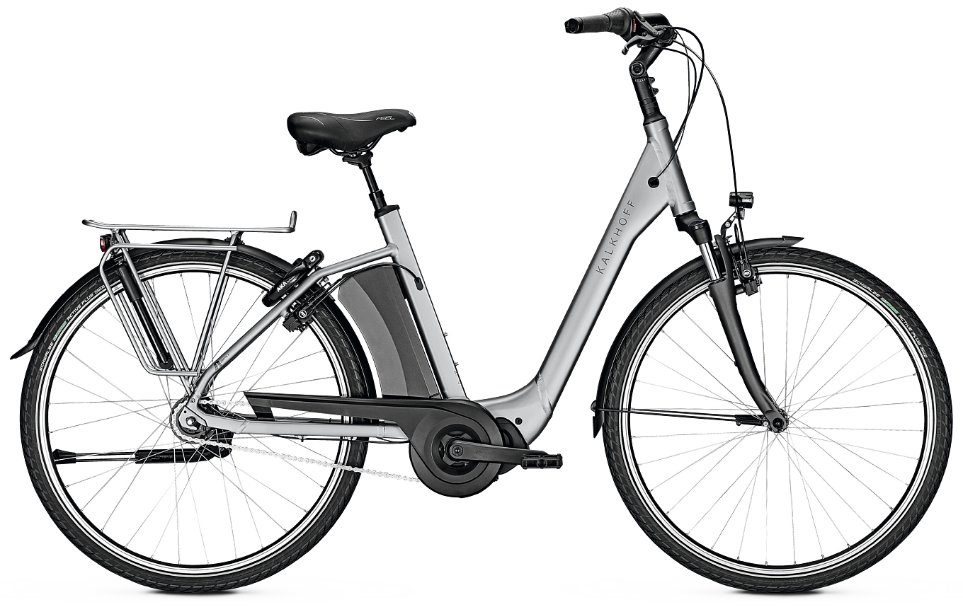 Kalkhoff AGATTU 3.S Move Elcykel - Sølv, Grå Tilbud!