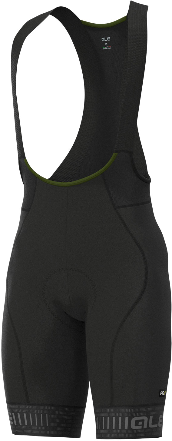 Alé Bibshorts Green Road PRR - Sort på Black Friday tilbud