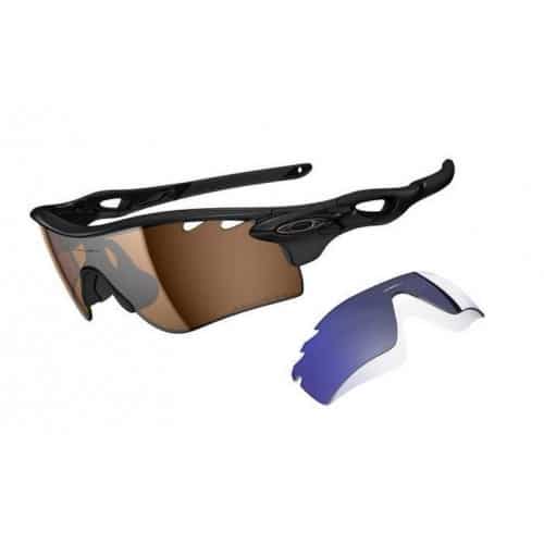 Oakley Radarlock Path Pol Cykelbriller i Sort/Bronze/Blå