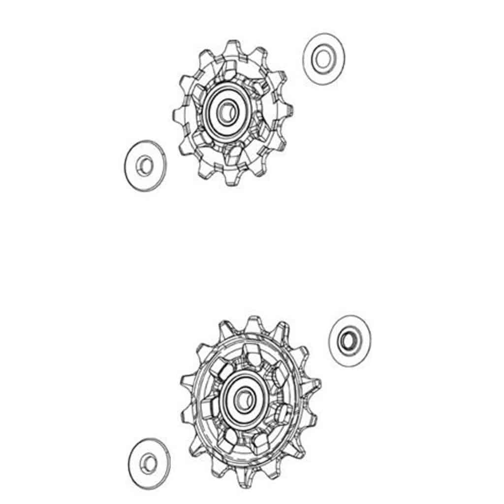 SRAM Pulley kit Force eTap AXS Steel    710845824609