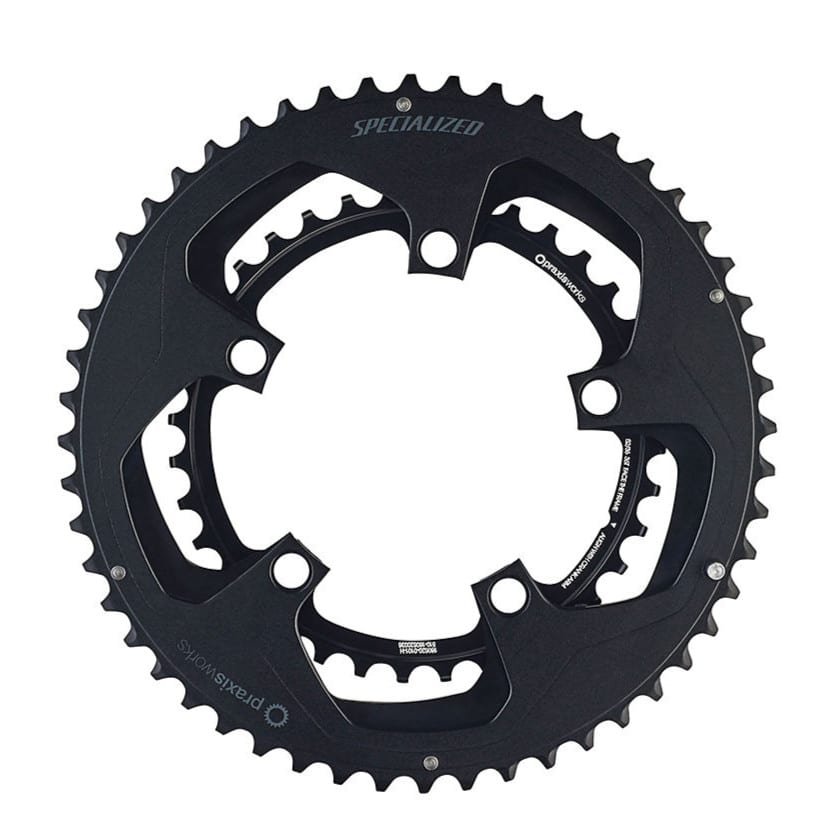 Specialized Praxis Klinger Sæt Sort 110X50/34T med Notch