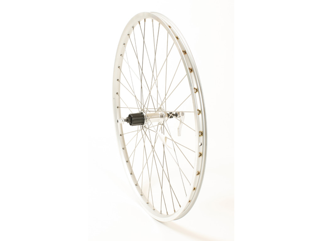 Connect MTB baghjul - 26 x 1.75 - 7 gear - Ryde ZAC 19  fælg - Sølv