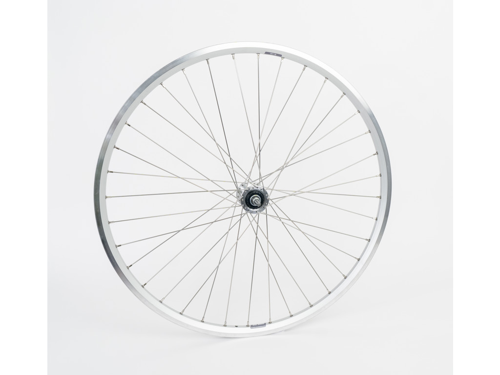 Connect Citybike Forhjul - 700C  - ZAC19 fælg - Inkl. Rullebremse - Sølv