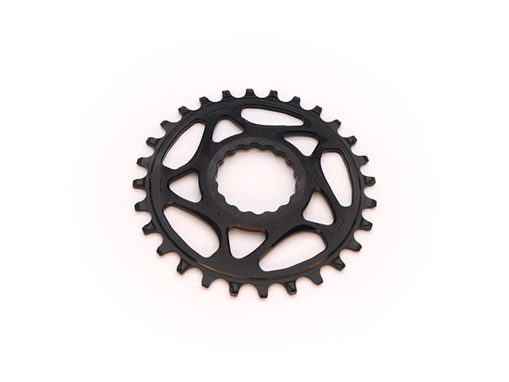 absoluteBLACK Rund klinge - Boost - Singlespeed - Direct Mount - 28T - Sort