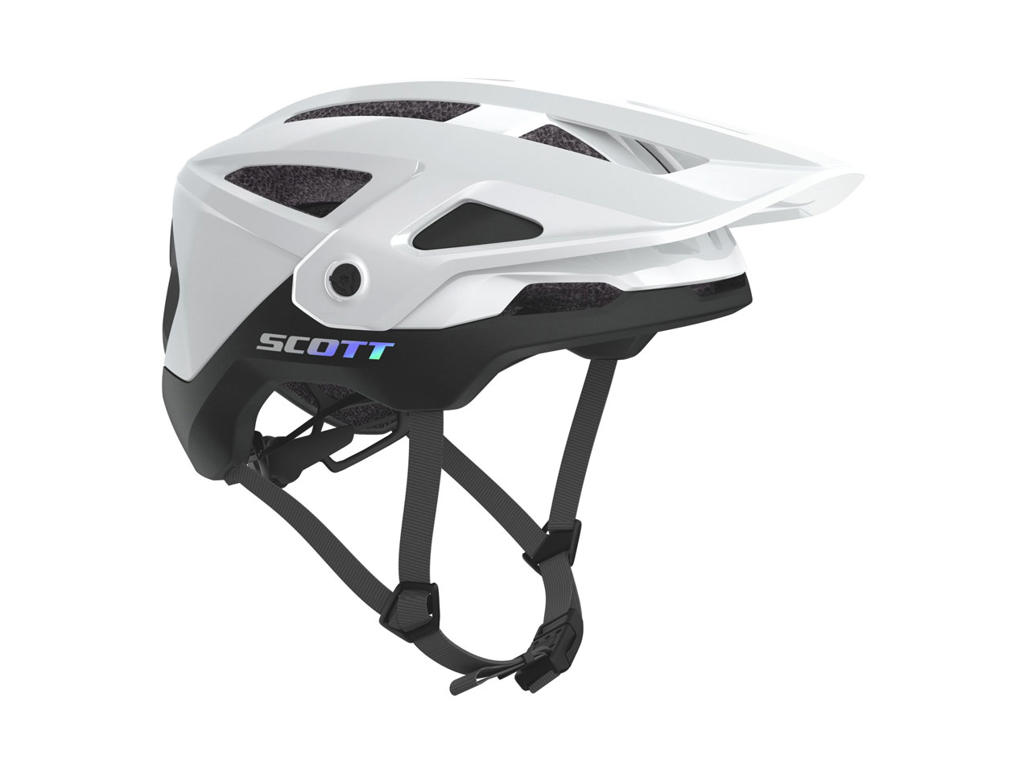 SCOTT Stego Plus - Cykelhjelm - White Glossy/Black - Str. 59-61 cm