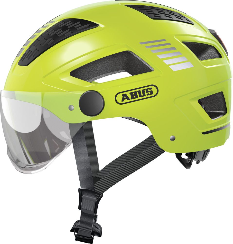 Abus Cykelhjelm Hyban 2.0 ACE signal yellow - Medium (54-58 cm)