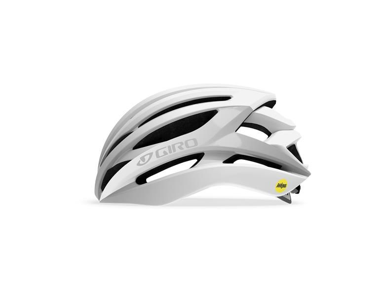 Giro Syntax cykelhjelm, Mat Hvid/Sølv mips - Small (51-55 cm) / Hvid