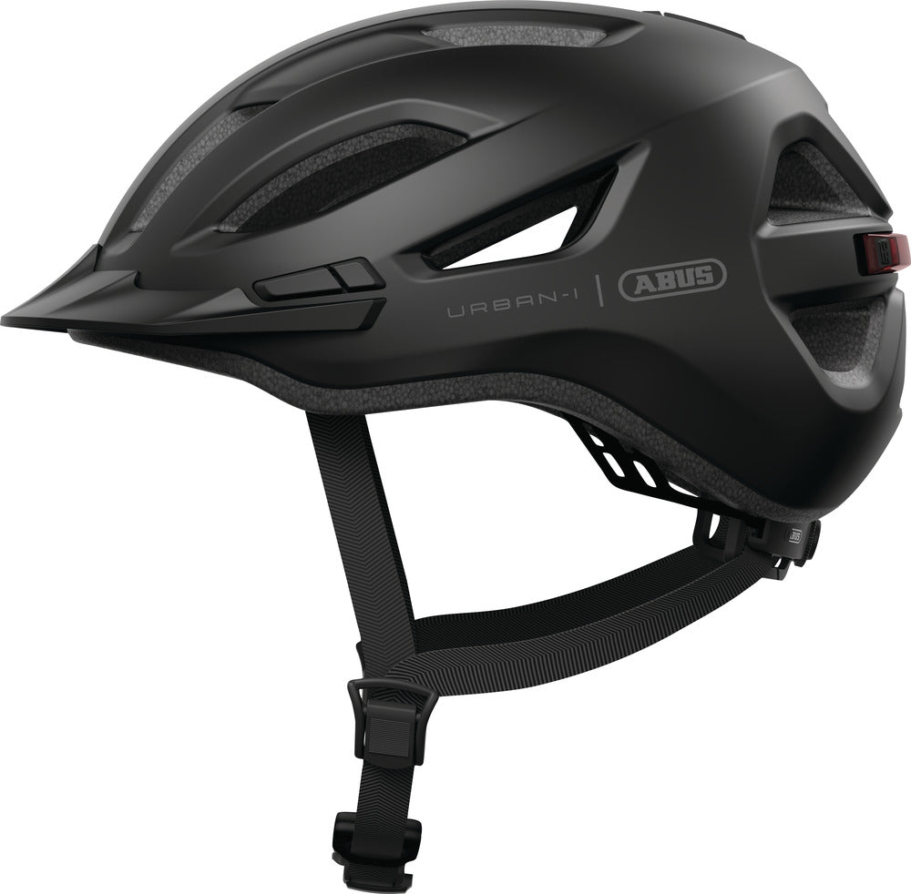 Abus Urban-I 4.0 velvet black - cykelhjelm - Small (51-55 cm)