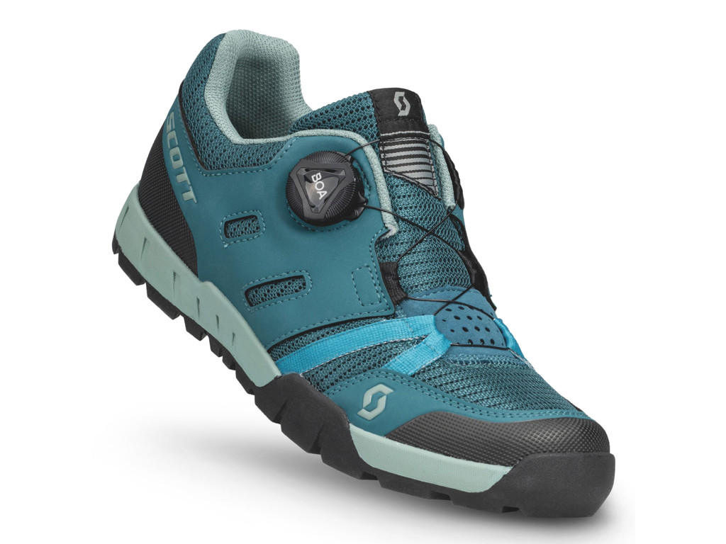 SCOTT Sport Crus-r Flat Boa - Cykelsko - Dame - Petrol Blue/Mint Green - Str. 42