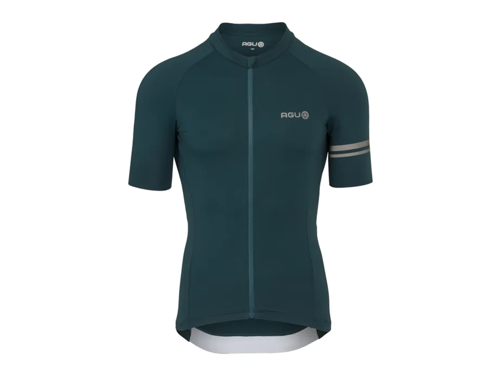 AGU Solid Performance Jersey SS - Cykeltrøje - Korte ærmer - Deep Sea Green - S