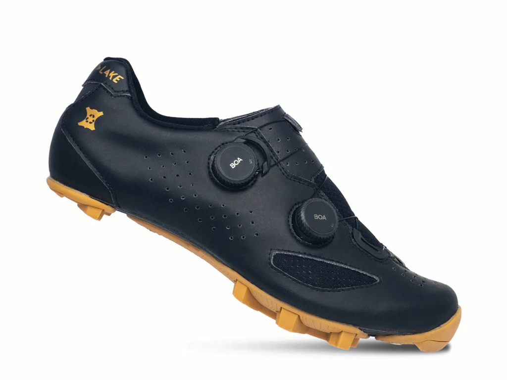 Lake MX239 Gravel Regular - Cykelsko - Gravel - Black/Gold 43