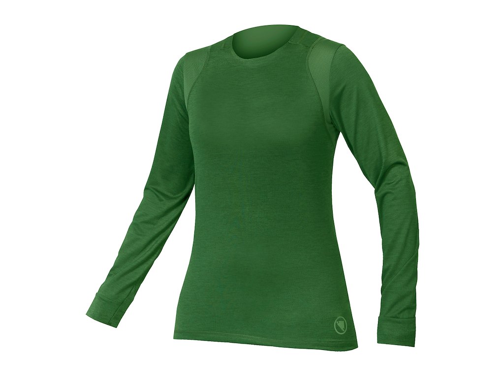 Endura - SINGLETRACK JERSEY - Cykeltrøje - Korte ærmer - Tender Green - Kvinde - S