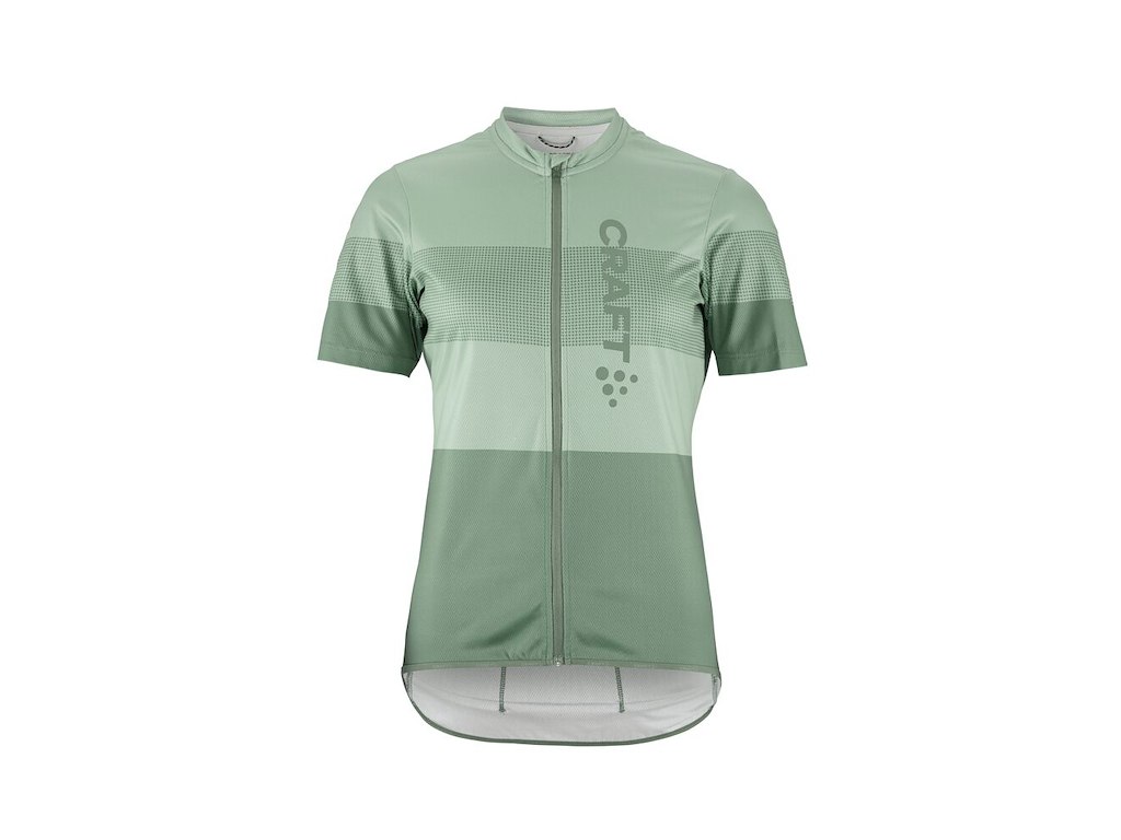 Craft Endur Logo Jersey - Cykeltrøje - Korte ærmer - Dame -Thyme/Glacial - XL