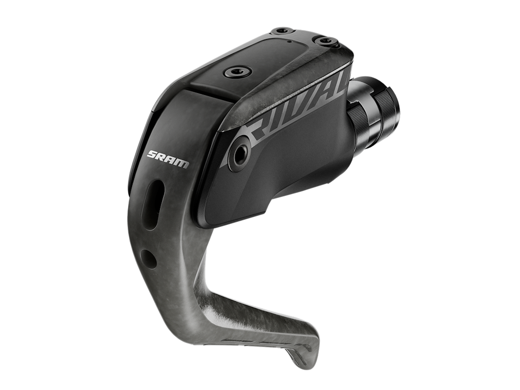 SRAM Rival AXS E1 Aero bremsegreb venstre med hydraulisk kaliber, flat maount og 1100mm olieslange