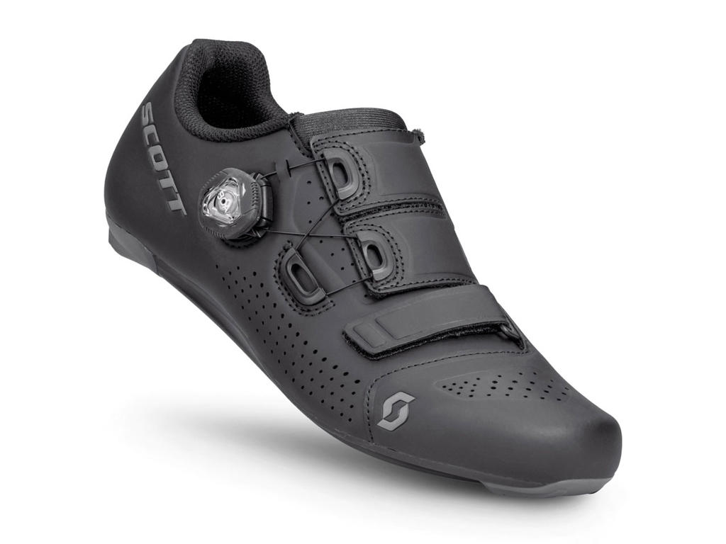 SCOTT Team Boa - Landevejssko - Matt Black/Dark Grey - Str. 47