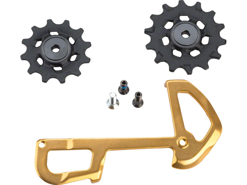 Sram XX1 Eagle pulleyhjul & inderplade - 12 gear - 12 & 14 tænder - Guld