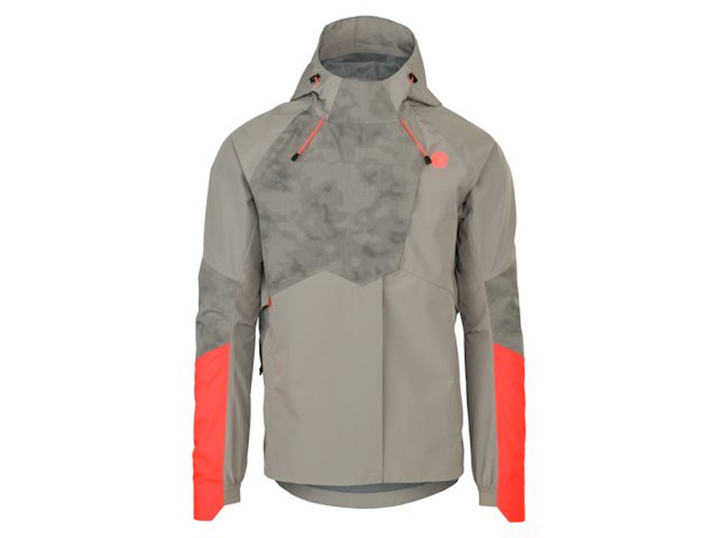AGU Commuter Tech Rain Jacket - Regnjakke - Herre - Hi-Vis Red/Reflection - S