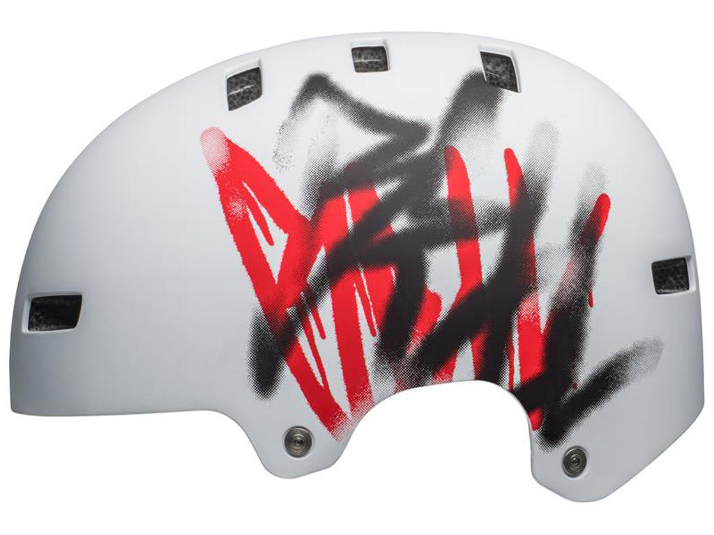 Bell Local Scribble - Cykelhjelm - Hvid - Str. L