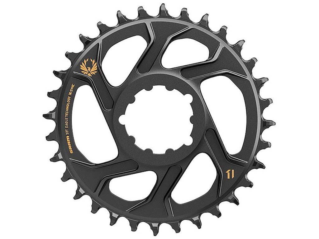 SRAM Eagle Klinge til Boost (3 mm) 30T Direct Mount 12-speed guld