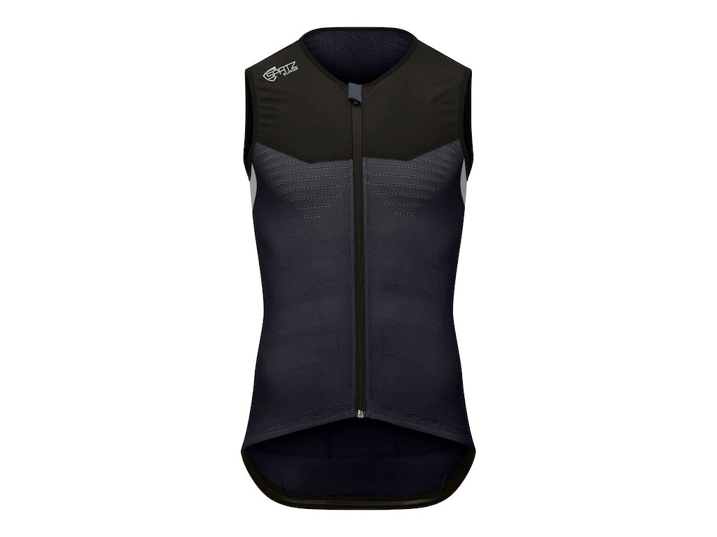 SpatzWear BURNR Gilet - Cykelvest - Sort - Str. S
