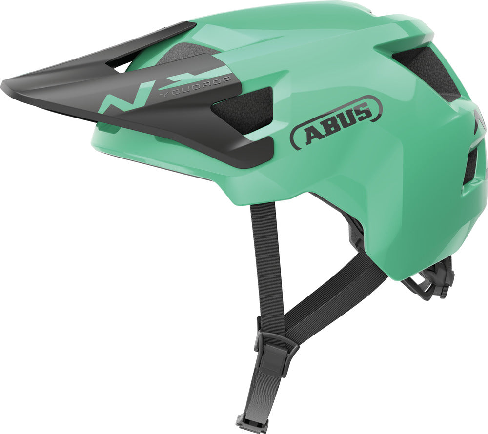 Abus YouDrop Sage Green - børnehjelm - Size (48-55 cm)