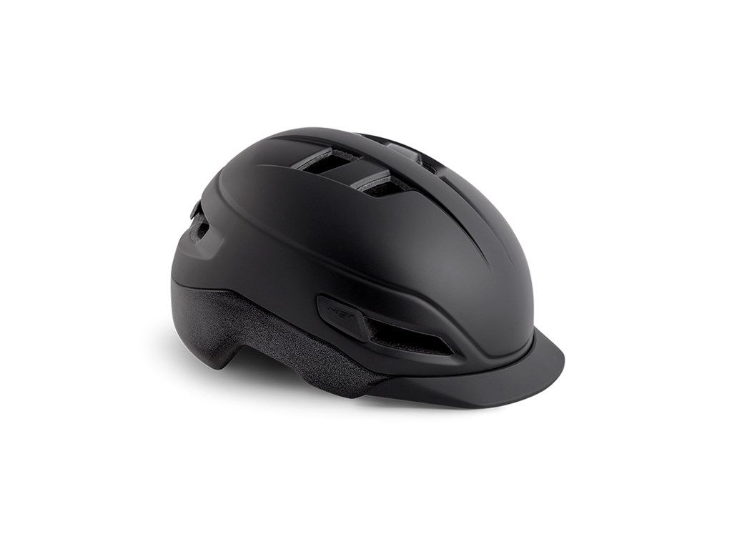 OUTLET - MET cykelhjelm Urban Grancorso - Black/Matt/Reflective - Small (52-56 cm)
