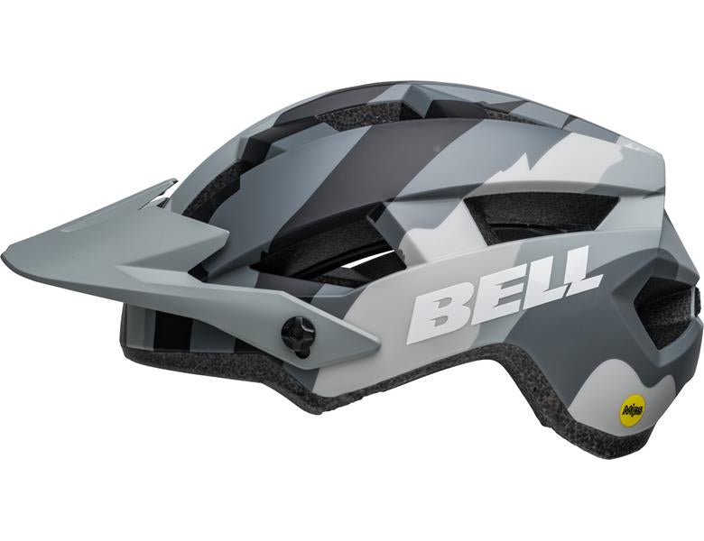 Bell Spark 2 Mips i Matte Grey Camo - Cykelhjelm - M/L (53-60cm)