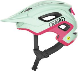 Abus Cliffhanger MIPS iced mint cykelhjelm - Small (51-55 cm) / Hvid