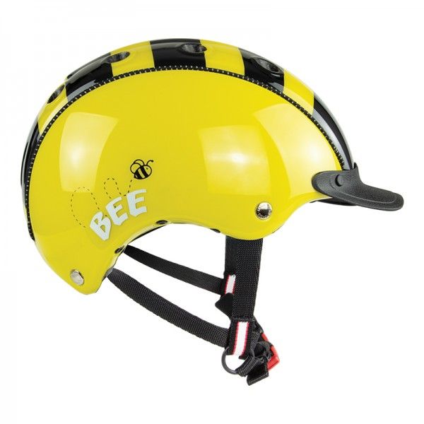 Casco MINI2 buzzing sunburst cykelhjelm i gul til børn - S (52-56 cm) / Gul