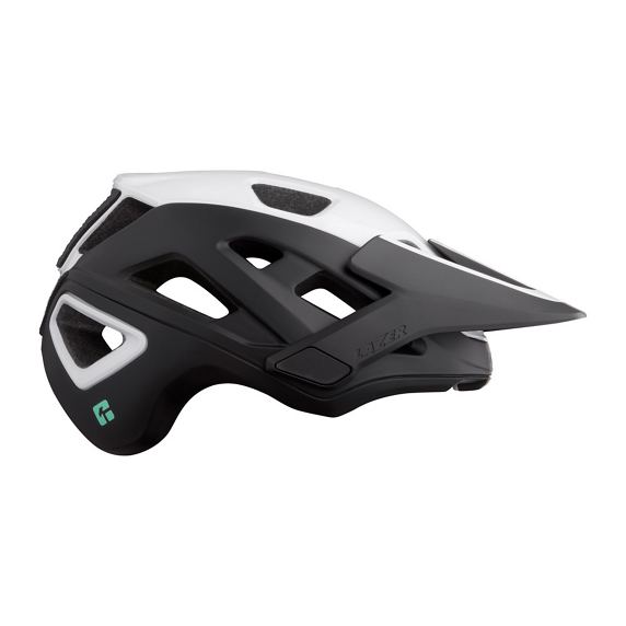 Lazer Jackal cykelhjelm i hvid/sort - Small (52-56 cm) / Sort