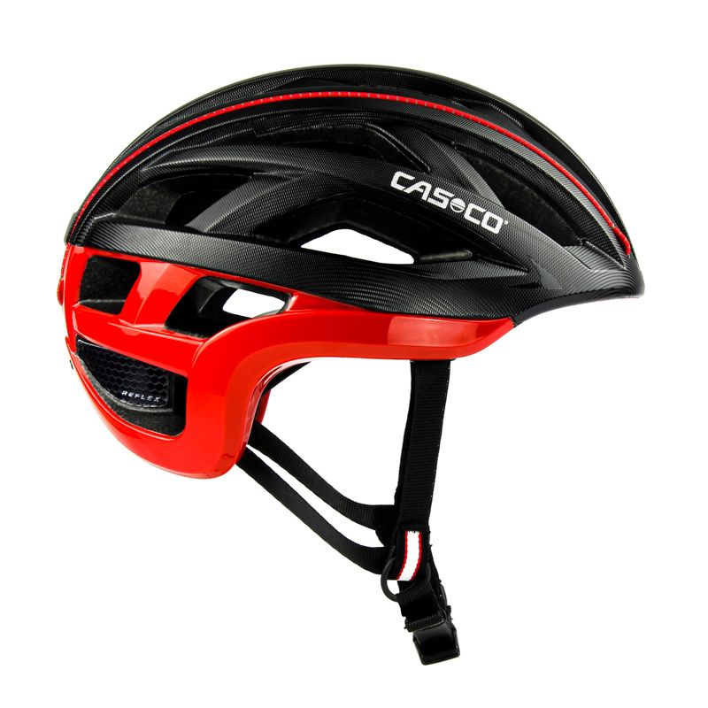 Casco cykelhjelm Cuda 2 strada i sort/rød - M (54-58 cm) / Sort