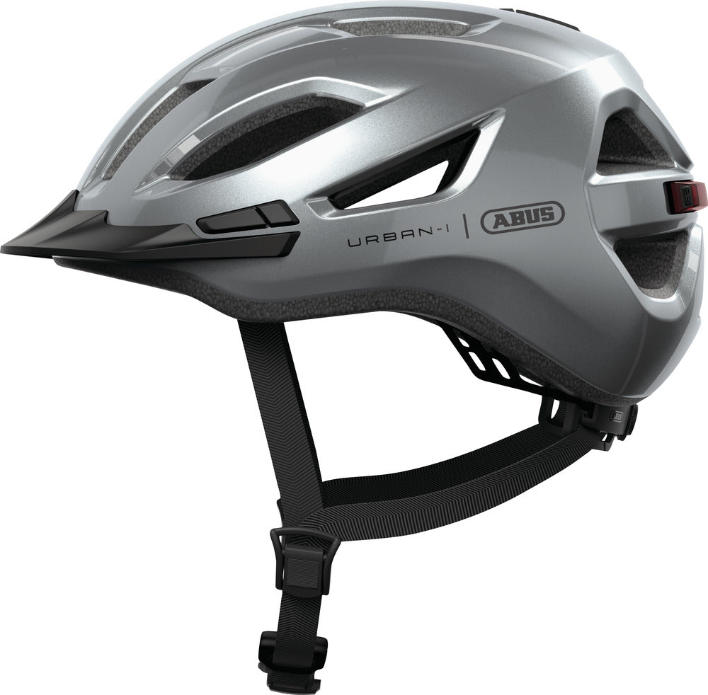 Abus Urban-I 4.0 graphite silver - cykelhjelm - Small (51-55 cm)