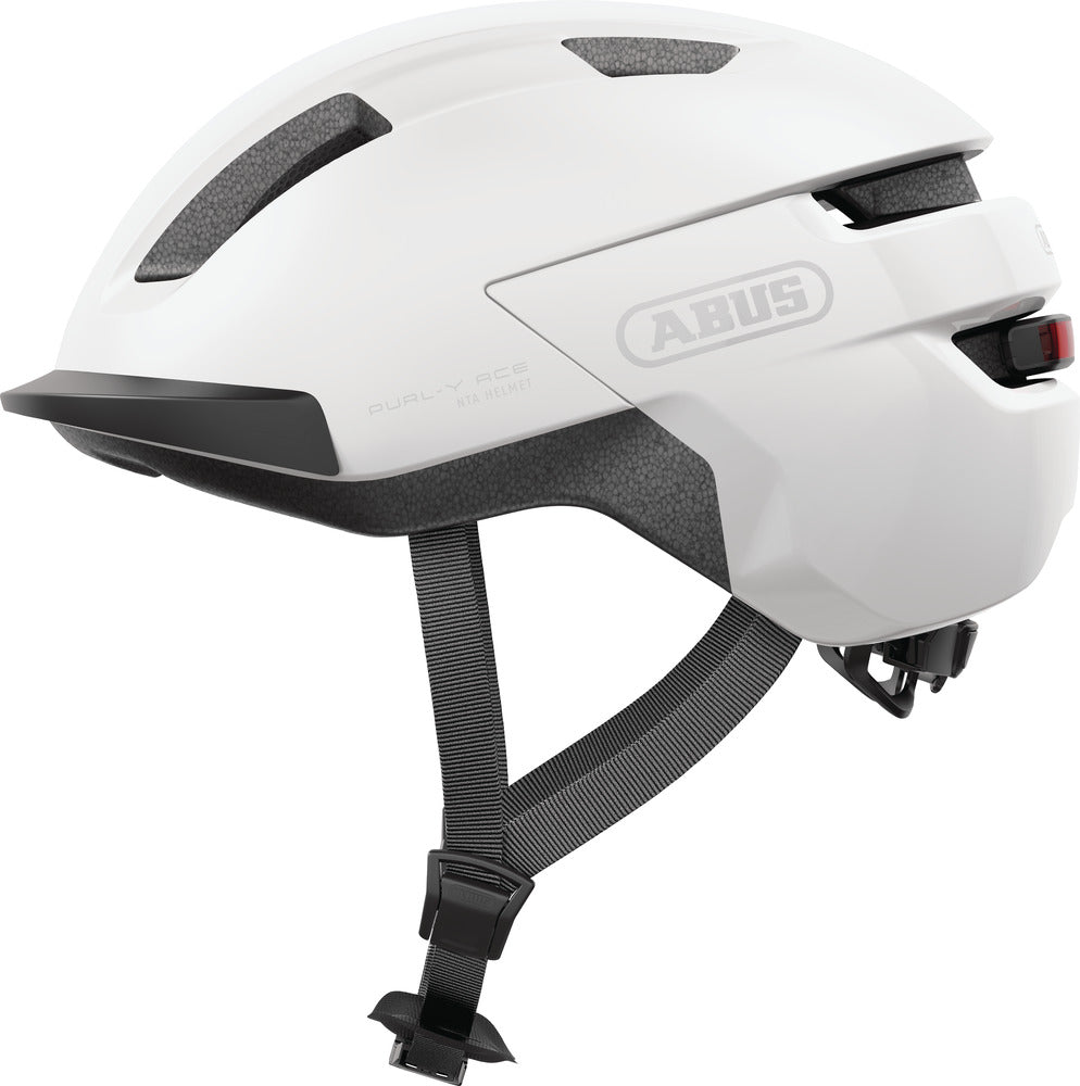 Abus PURL-Y ACE i Polar White - cykelhjelm - Small (51-55 cm)