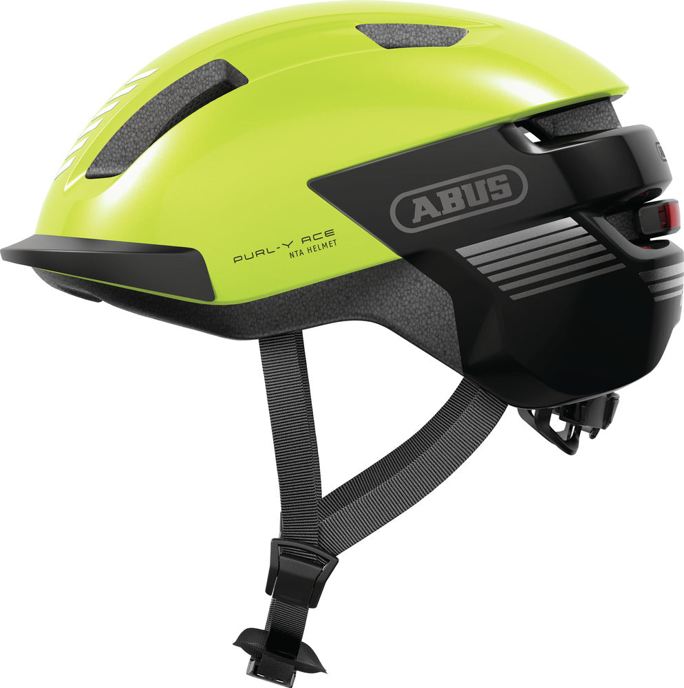 Abus PURL-Y ACE i Signal Yellow - cykelhjelm - Small (51-55 cm)