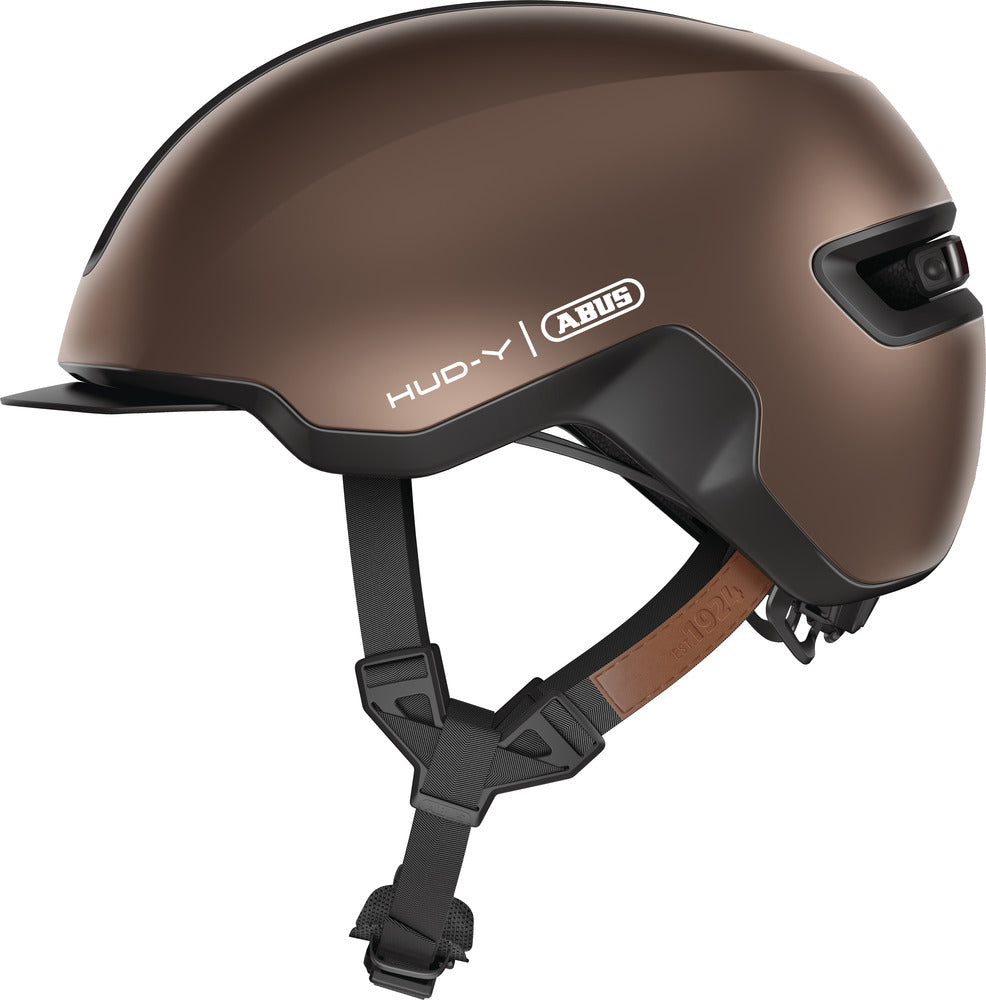 Abus HUD-Y metallic copper cykelhjelm - Small (51-55 cm)