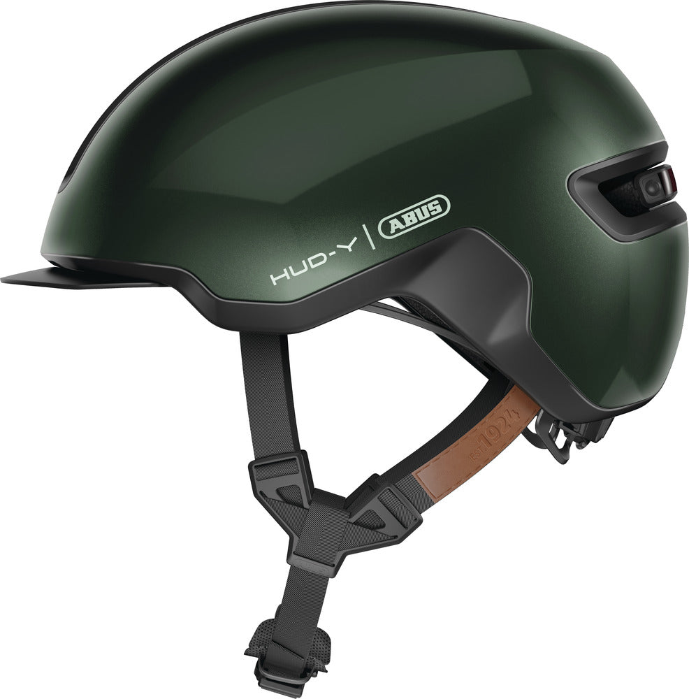 Abus HUD-Y moss green cykelhjelm - Small (51-55 cm)