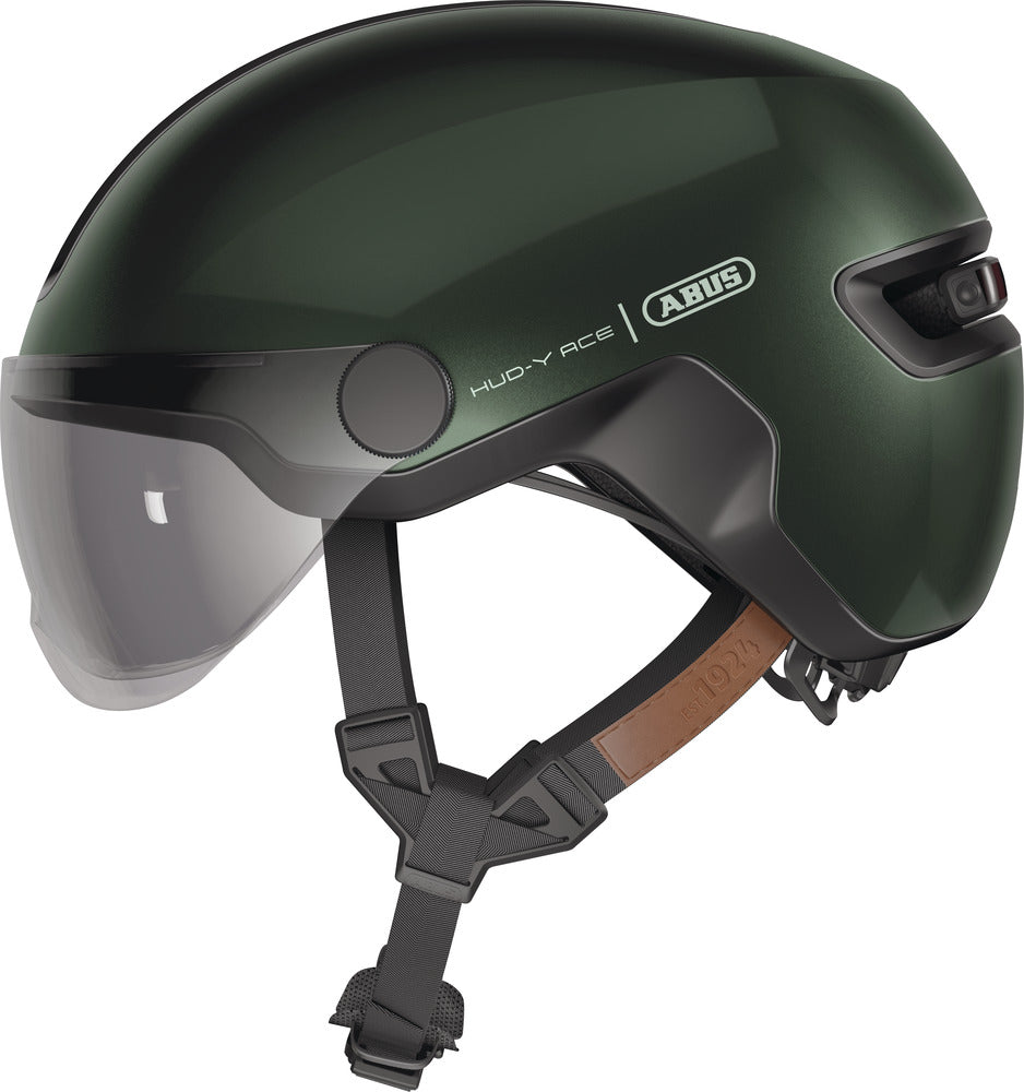 Abus HUD-Y ACE moss green cykelhjelm - Small (51-55 cm)